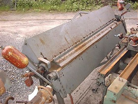 10' x 14ga. Chicago (Dreis & Krump) finger brake, Model W38