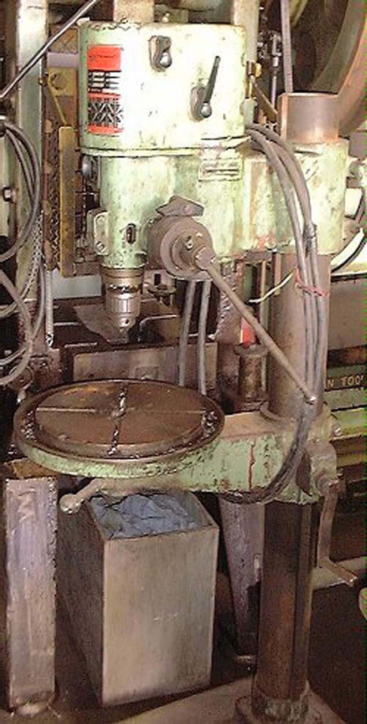 1 ¼" Cap. Drill Press, Geared, Pedestal, "STRANDS" 3MT. Mod. CS30 / 2L