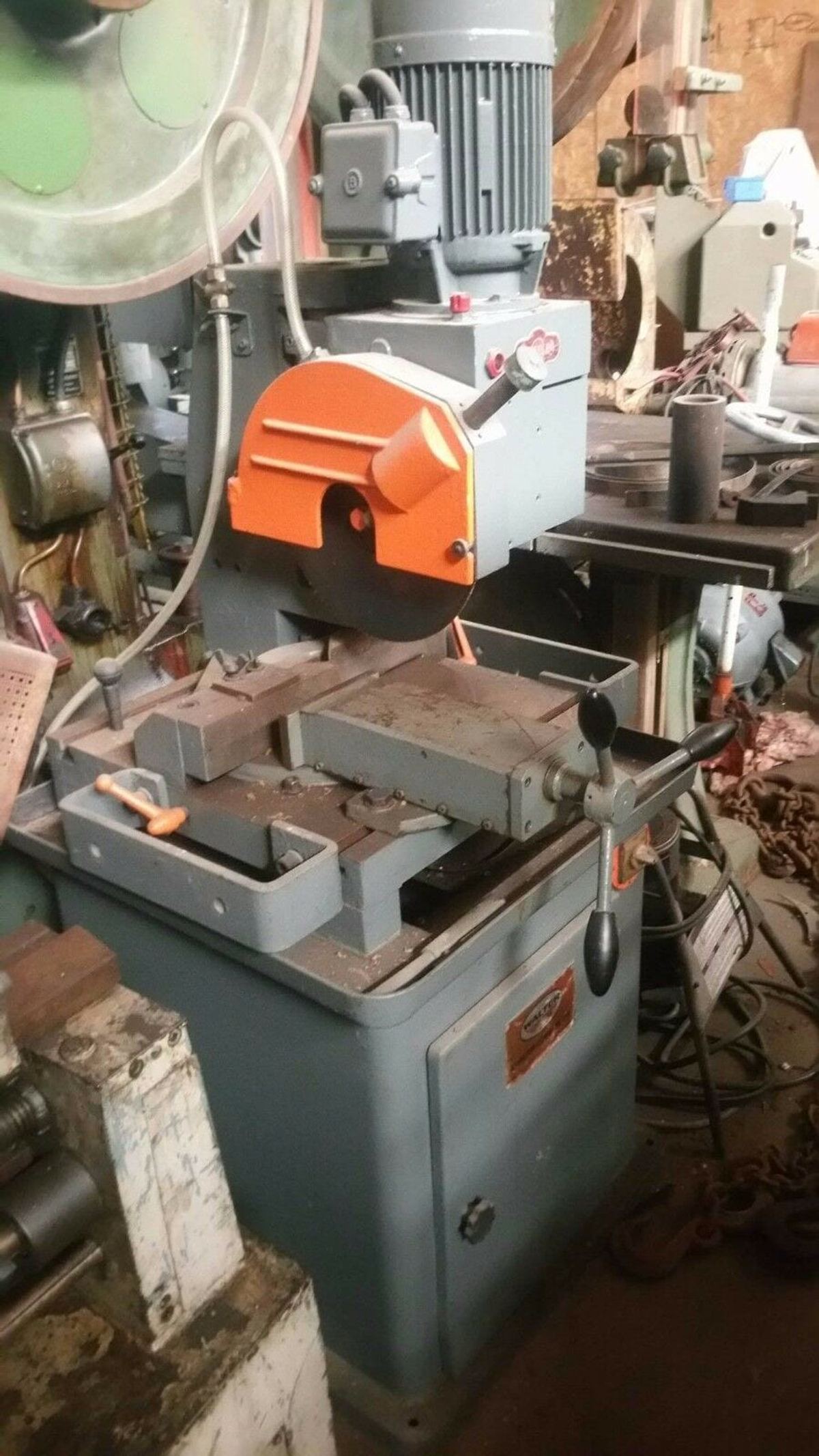 Eisele cold-cut metal cut-off saw, w/ 12+" Ø blade (Germany)