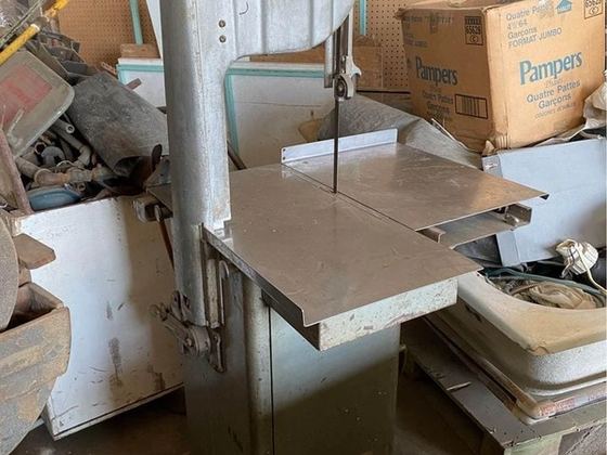 12" Biro Meat Cutting Bandsaw. No. 22. All Stainless + alloy