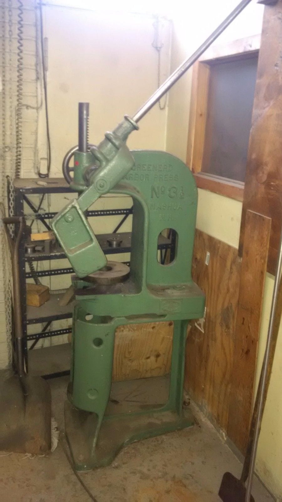 Greenerd #3 1/2 Ratchet Style Arbor Press