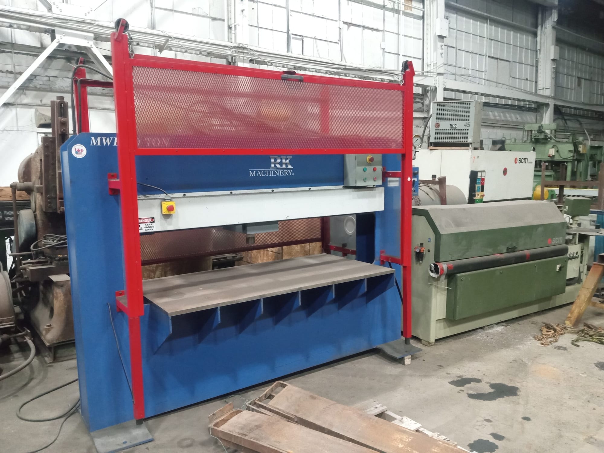 50 ton, 72" L-R  x 36" FB.  Hydraulic Press