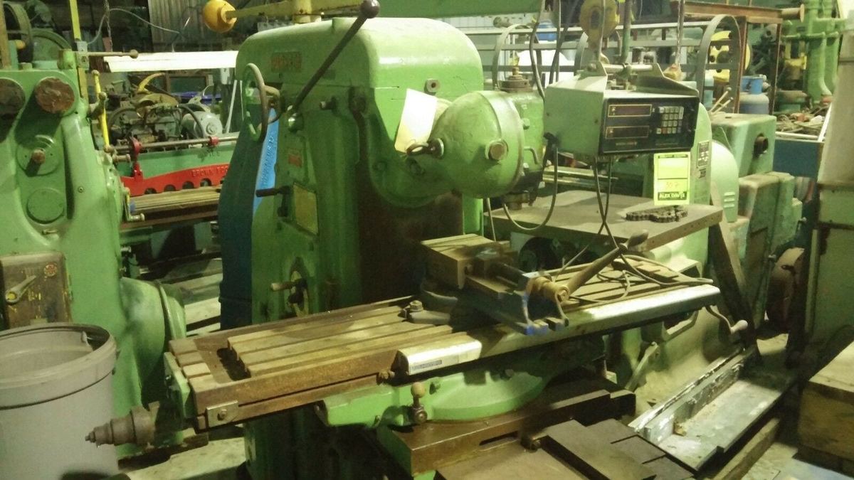 PARKSON 3N Universal Mill, Vertical Head, DRO