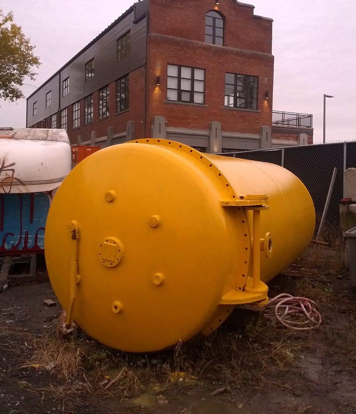 AUTOCLAVE, Vacuum/pressure tank, 6 ft x 15 ft. M.S. 1 end-door