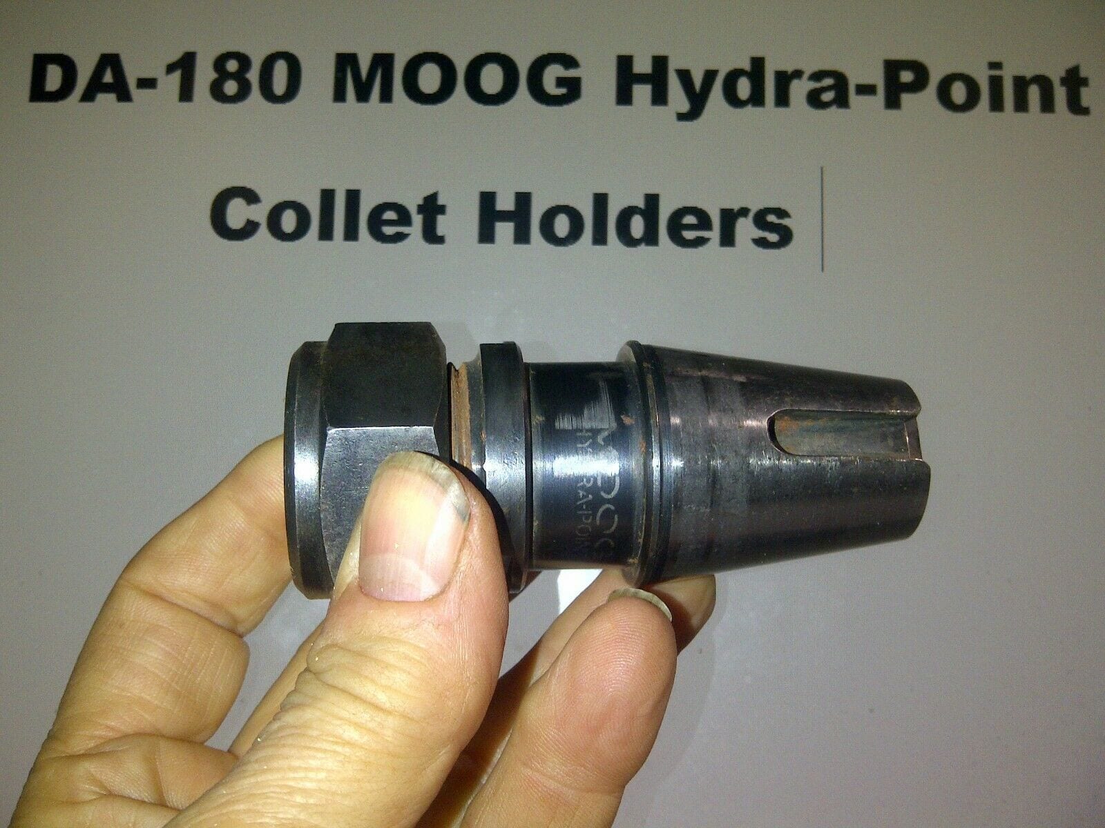 10 Collet holders, DA-180, Hydra-Point MOOG, v.g. condition, with covers