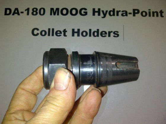 10 Collet holders, DA-180, Hydra-Point MOOG, v.g. condition, with covers
