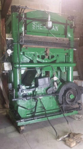 300 ton Sheridan Upstroke Die Cutting Press
