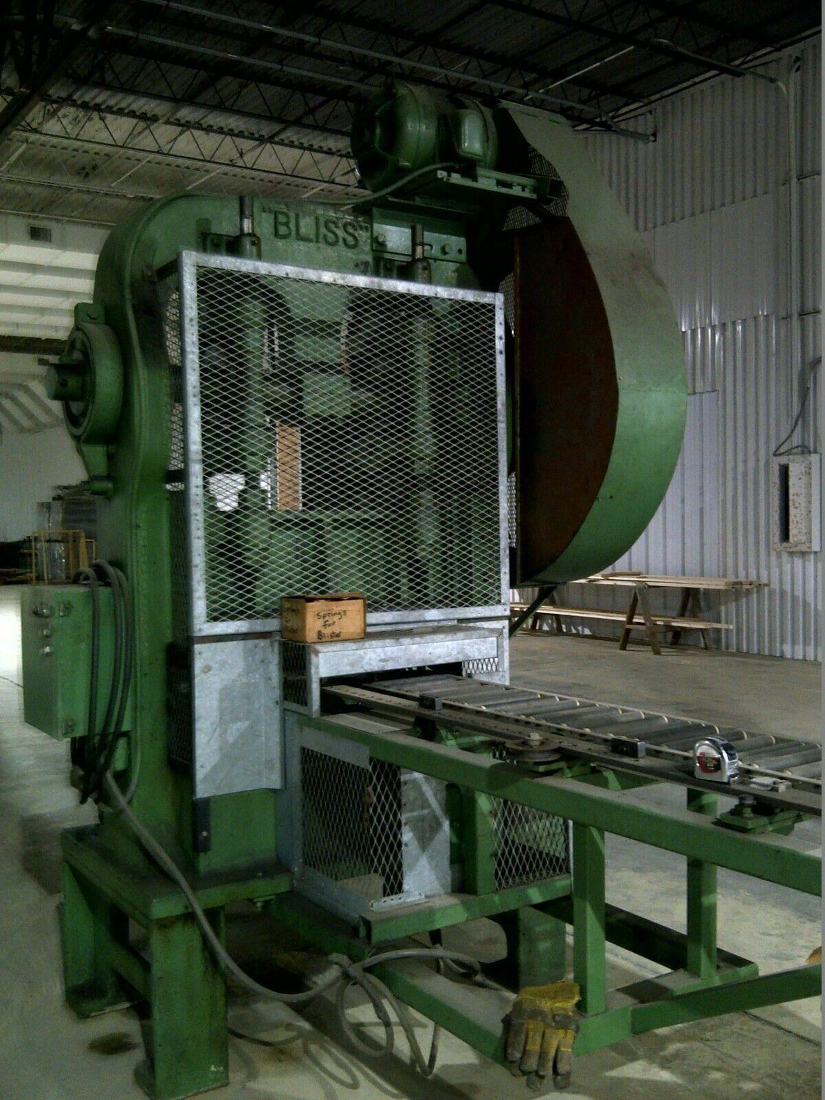 60 ton Bliss mech, power press, SSDC, auto feed, OSHA -OK!, stamping, blanking