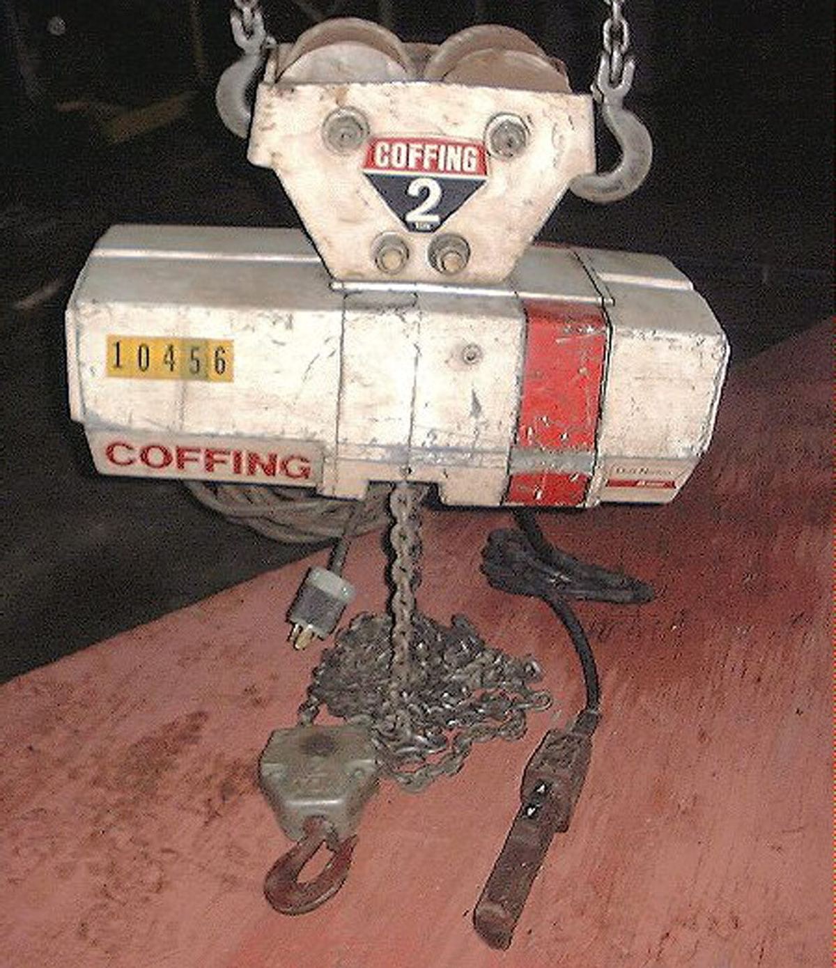 Hoist, chain, electric, 2 Ton Coffing (USA)