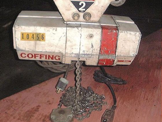 Hoist, chain, electric, 2 Ton Coffing (USA)