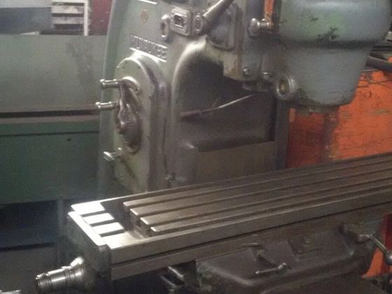 Milling, vertical, K&T Milwaukee Mod.H, 10x50 table. Power X,Y & Z
