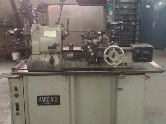 HARDINGE MODEL HC CF PRECISION CHUCKER LATHE, 13", BC 5" Chuck, Collets