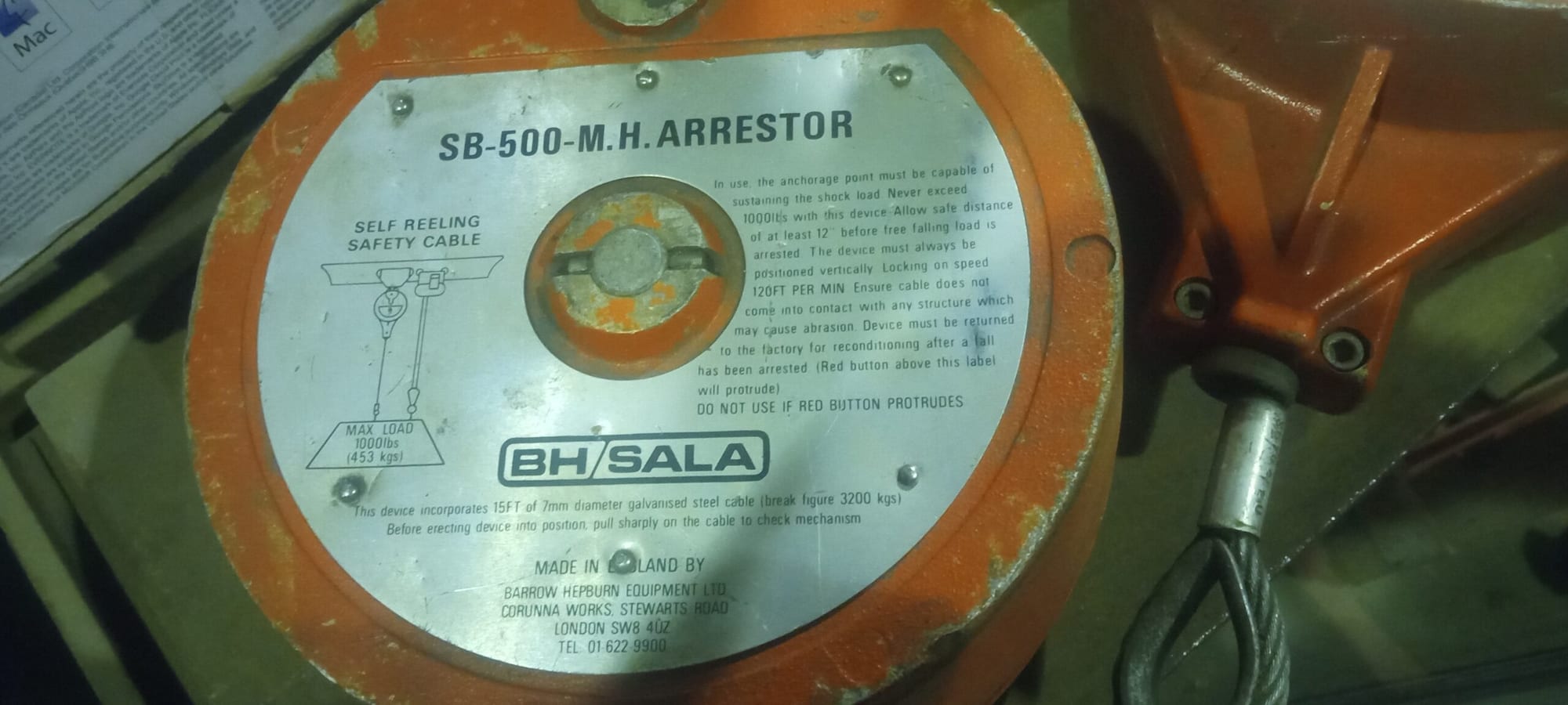 1000 lb. Load Arrestor