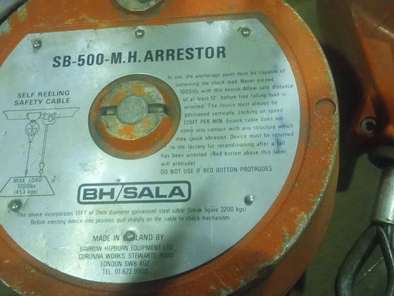1000 lb. Load Arrestor