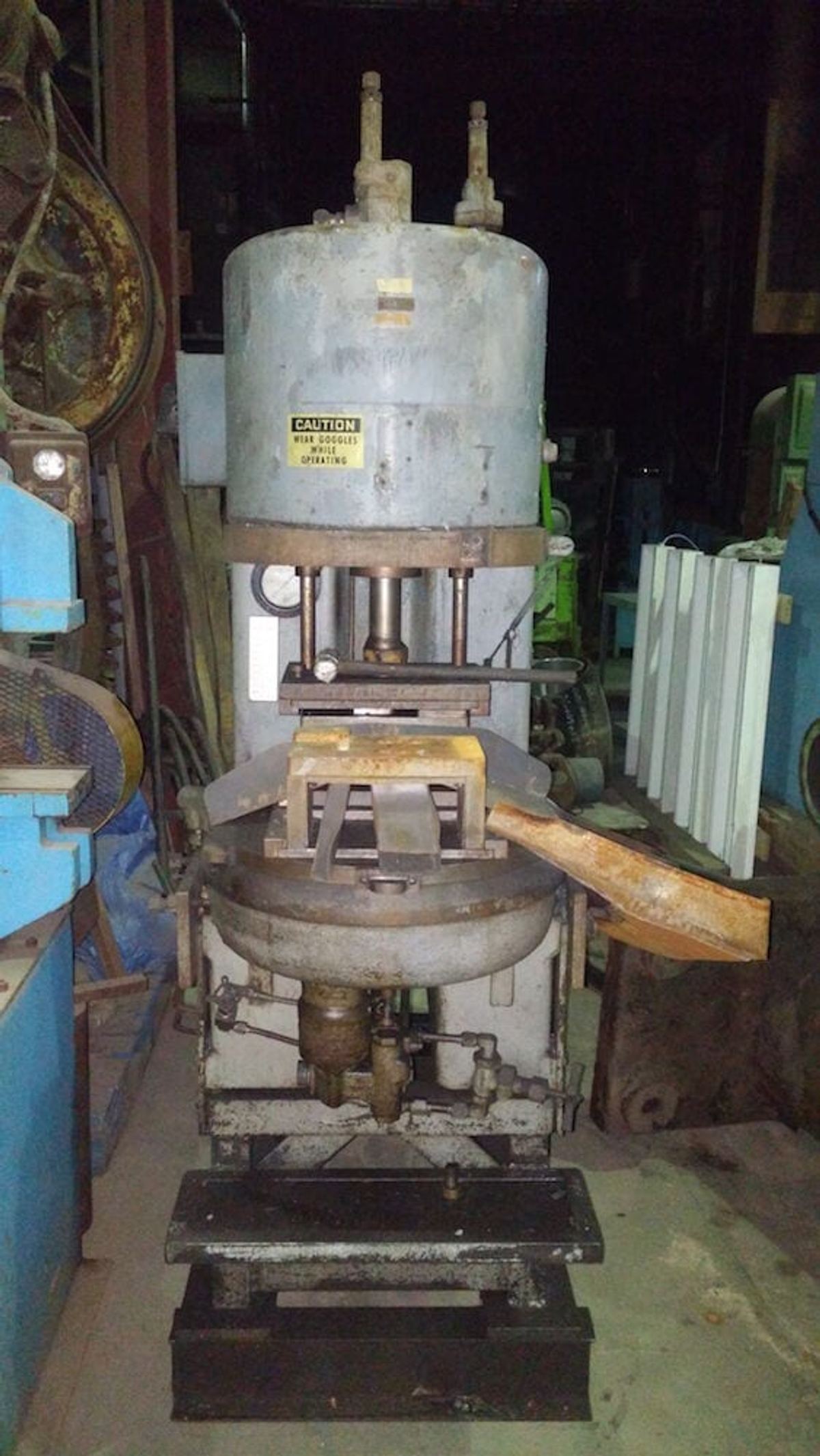 Denison Multipress 8 Ton C-Frame Hydraulic press with ROTARY TABLE. Cheap