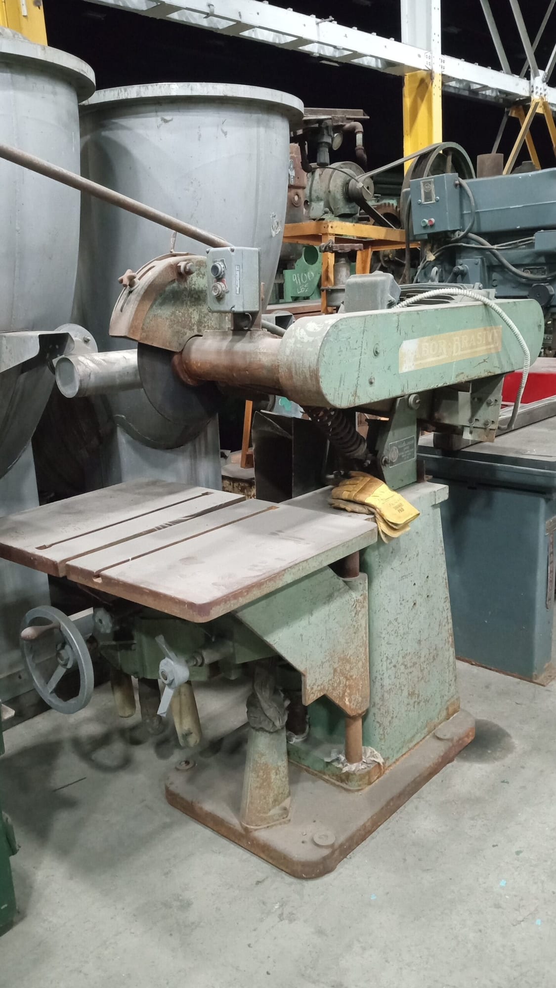 18-in diameter, Tabor  abrasive saw