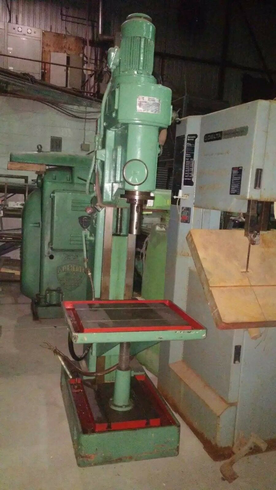 1 ½" Alzmetal ABOMAT AB40 Drill Press 24" x 18" Table