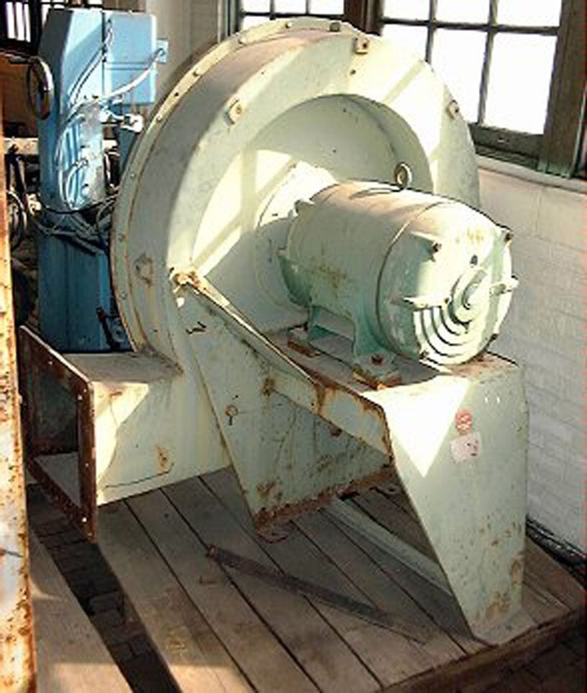 10" High pressure blower: The North American mfg Company 320-M1-50