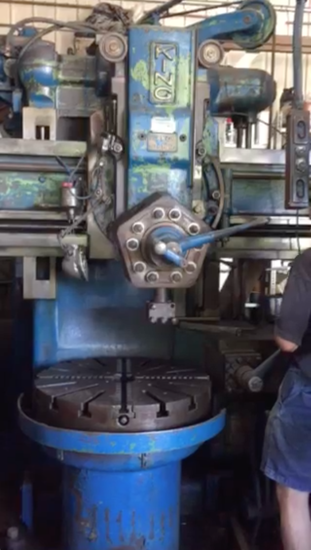 King 30" VERTICAL BORING MILL, VTL