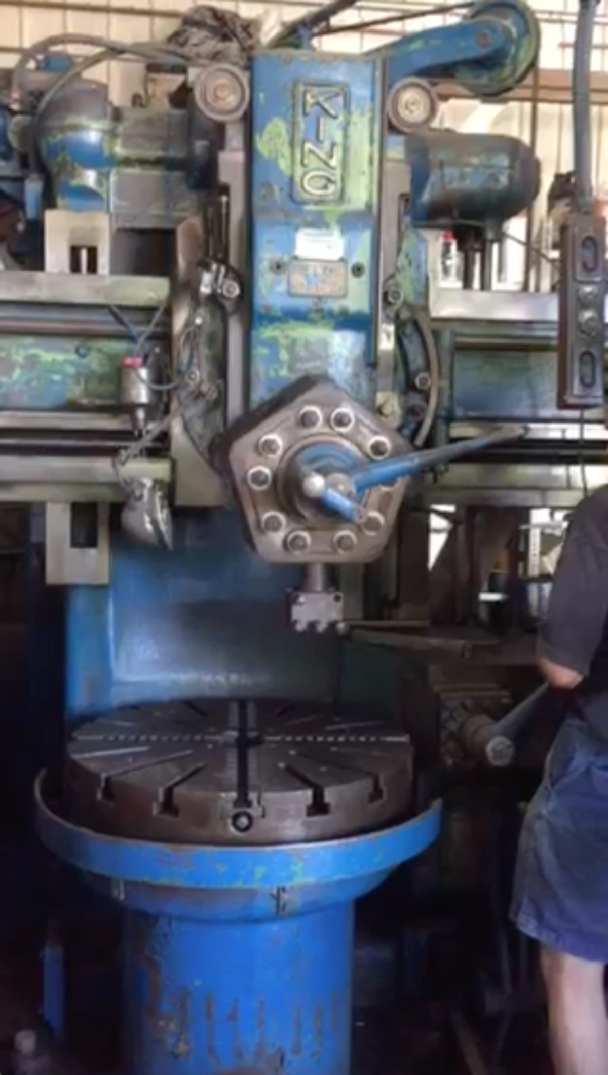 King 30" VERTICAL BORING MILL, VTL