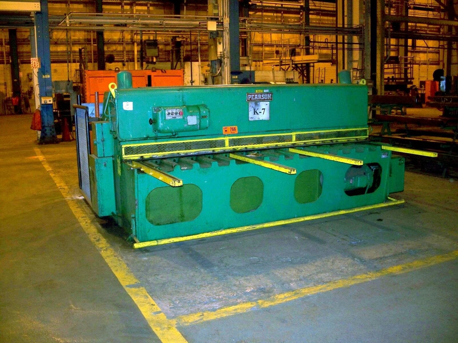10' x ¼" cap. All-Hyd. Shear,  PEARSON  Ft.-Op.Pwr. Back GAUGE