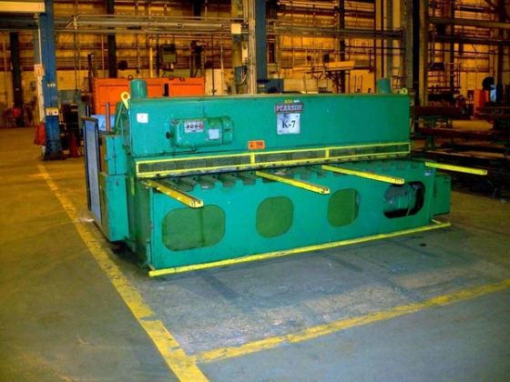 10' x ¼" cap. All-Hyd. Shear, PEARSON Ft.-Op.Pwr. Back GAUGE