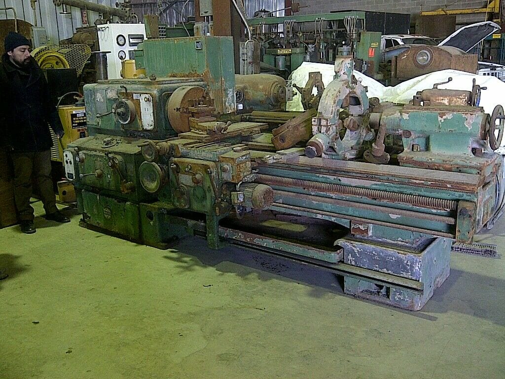 21 x 64 in. Lathe, Heavy Duty, 30 HP, equipped