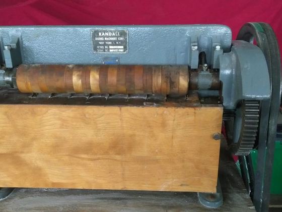 15" Leather Slitting Machine, Randall, USA
