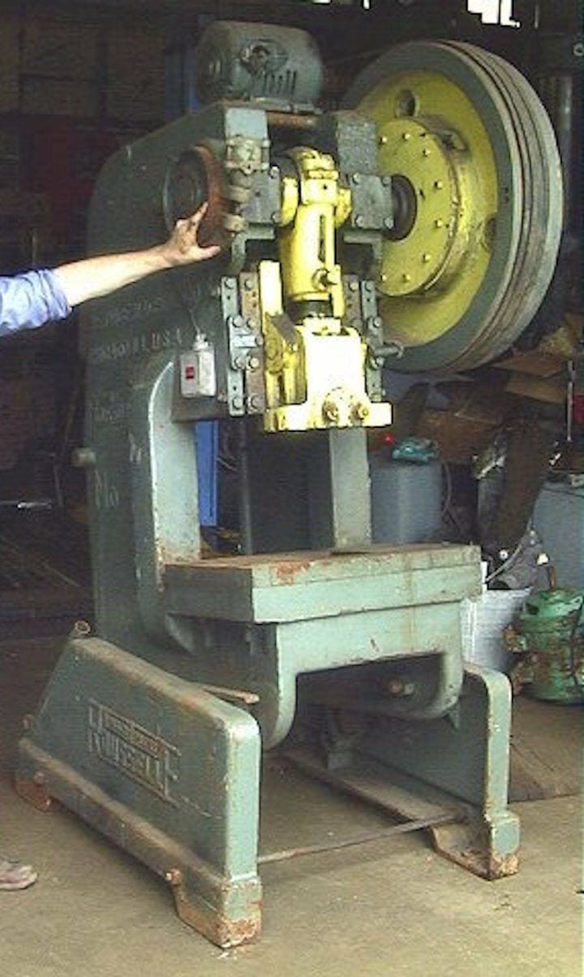 40 Ton Rousselle OBI press model 4 Air Clutch