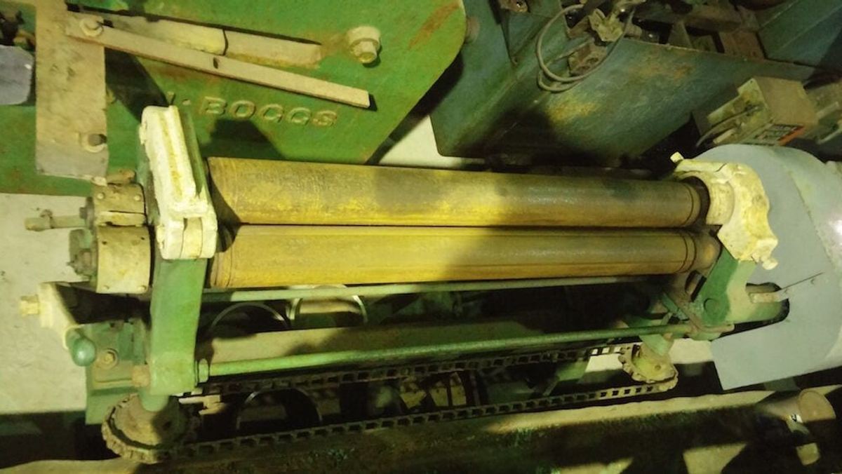 4Ft. Bending Rolls, Initial Pinch, for sheet & plate, Brown Boggs  Model 76A