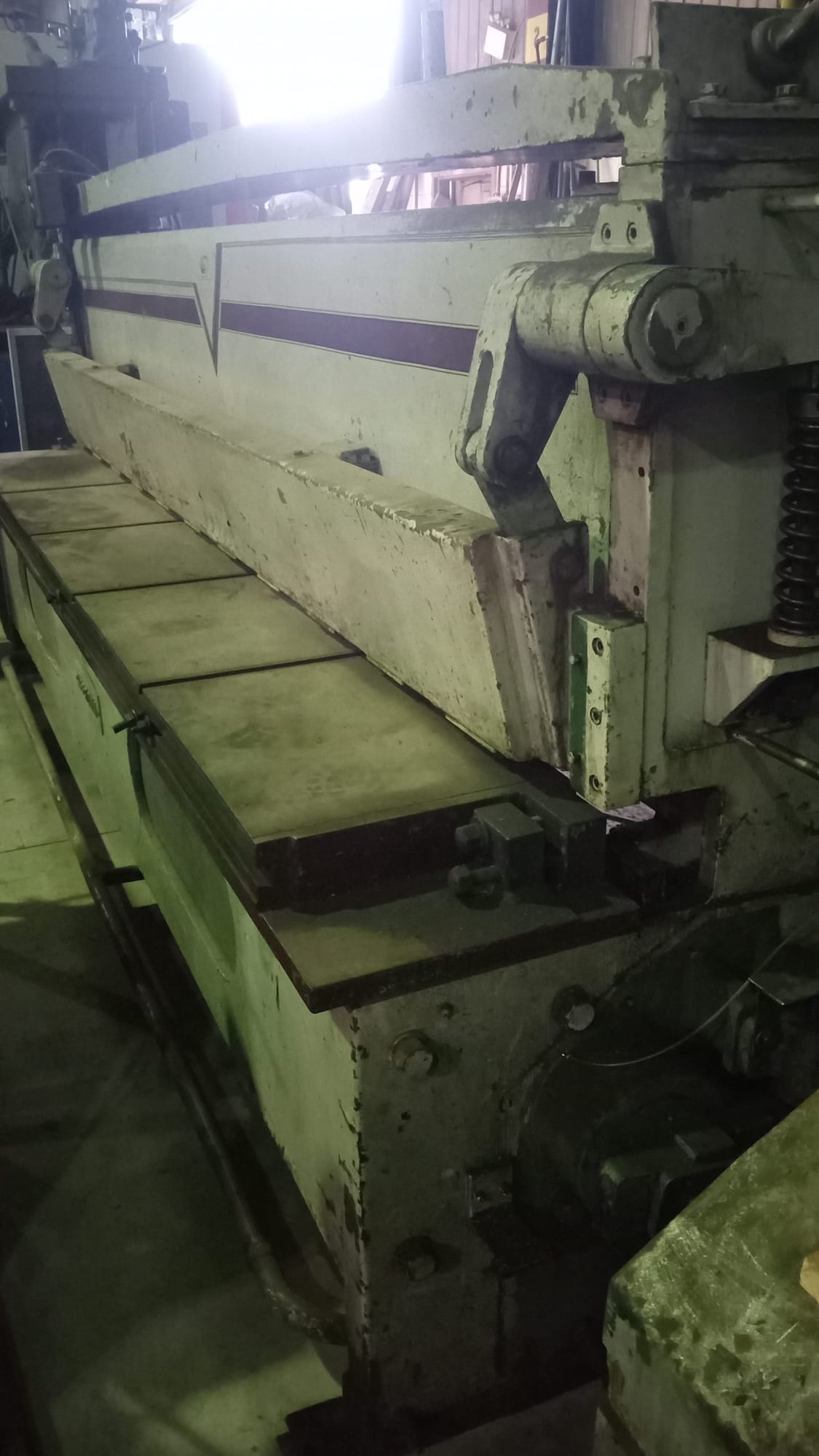 10 ft x 1/4" Power Shear, Keetona (UK) w/ back gauge