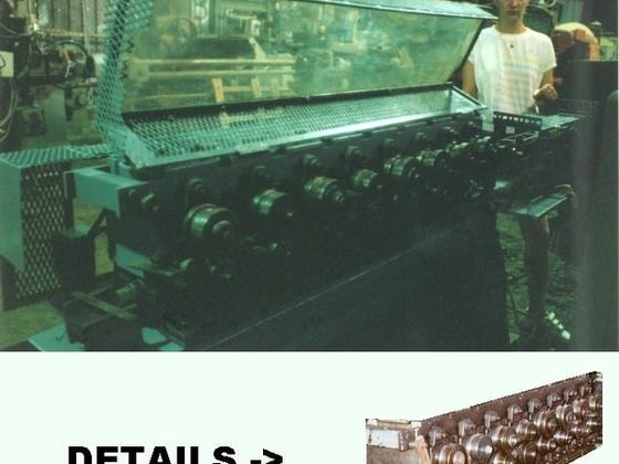Rollformer, double side, 1¼ ", 8 stand
