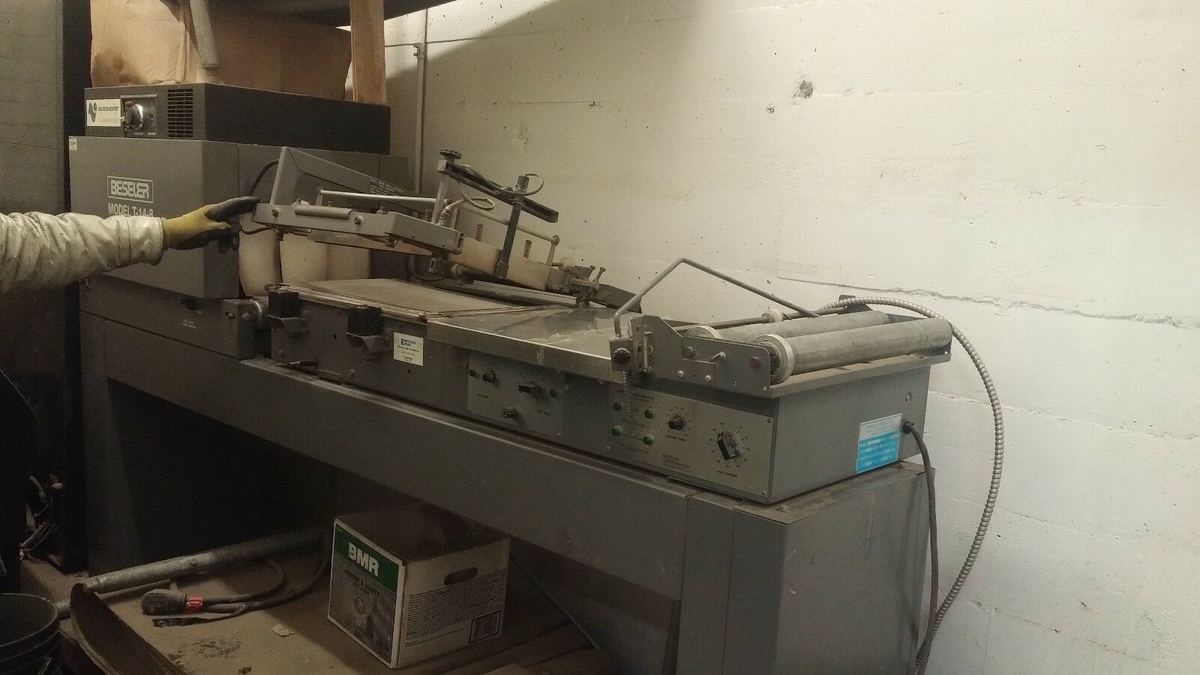 Beseler T-14-8 Heat Shrink Tunnel & L Bar Sealer in very good condition!