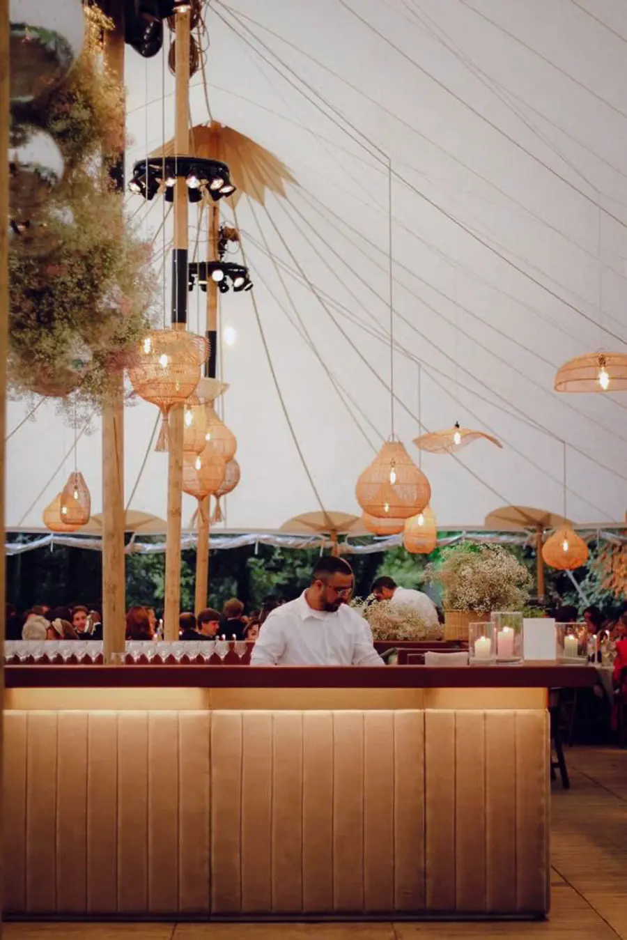 Folly & Fern marquee wedding