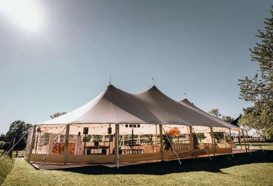 Folly & Fern marquee wedding