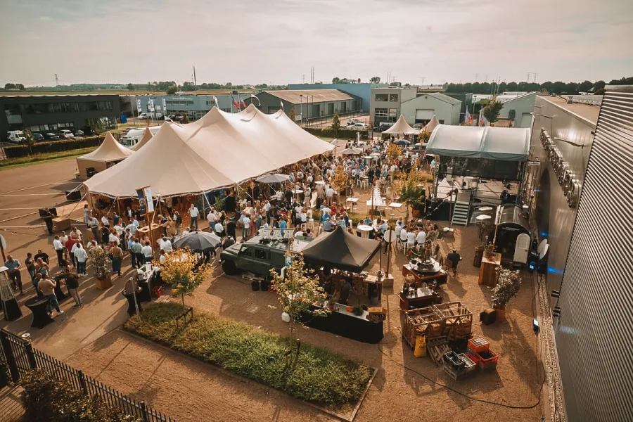 Folly & Fern marquee wedding