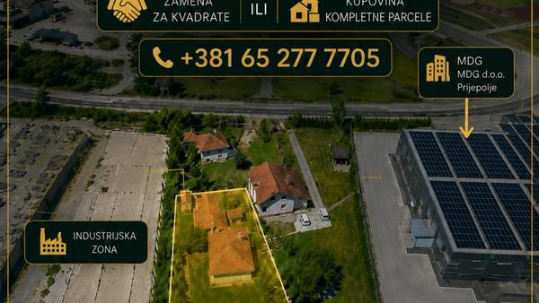INVESTITORSKA PRILIKA - KUĆA SA 573m2 PLACA