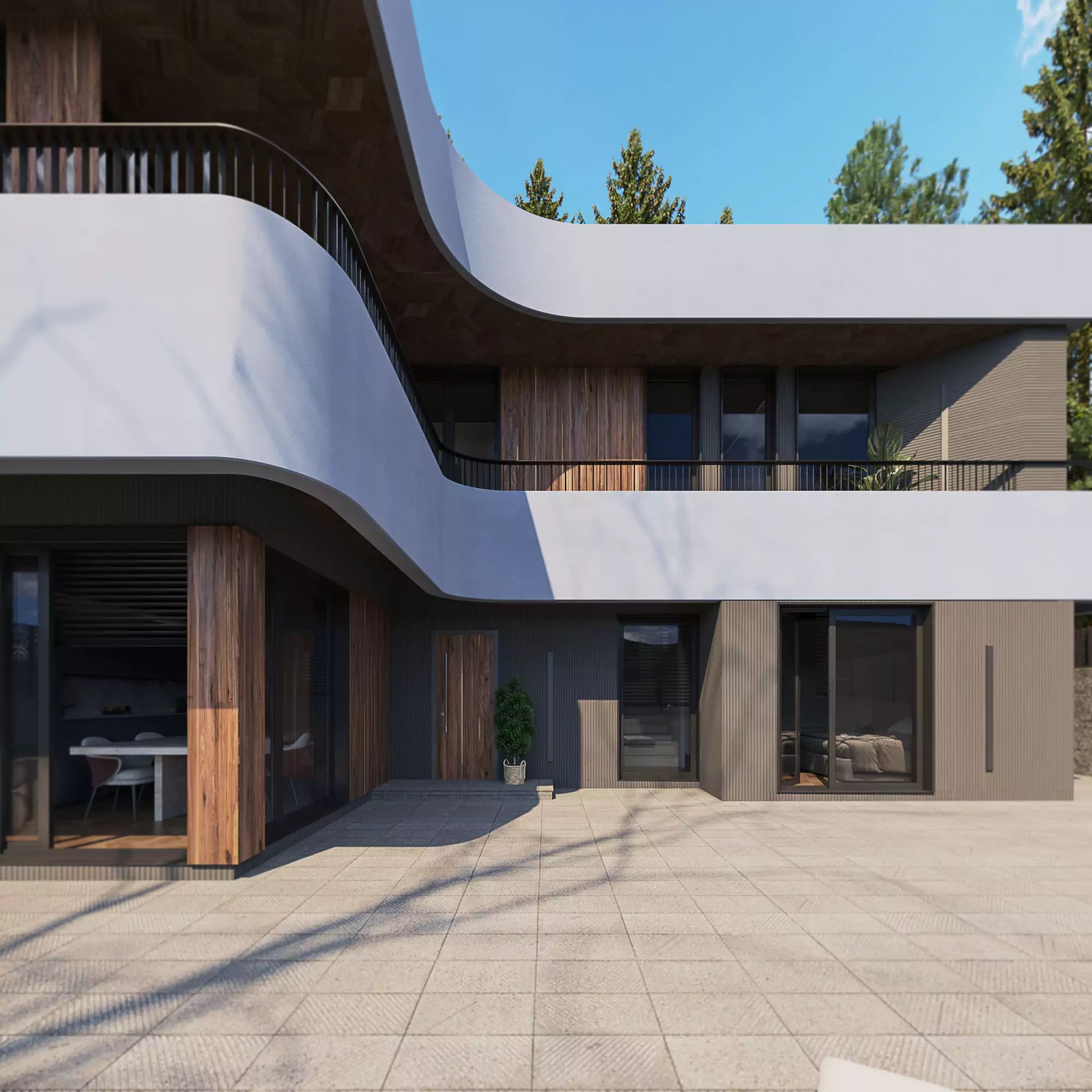 orsartuliani saxlis da agarakis arqiteqturuli proeqti fillet studio