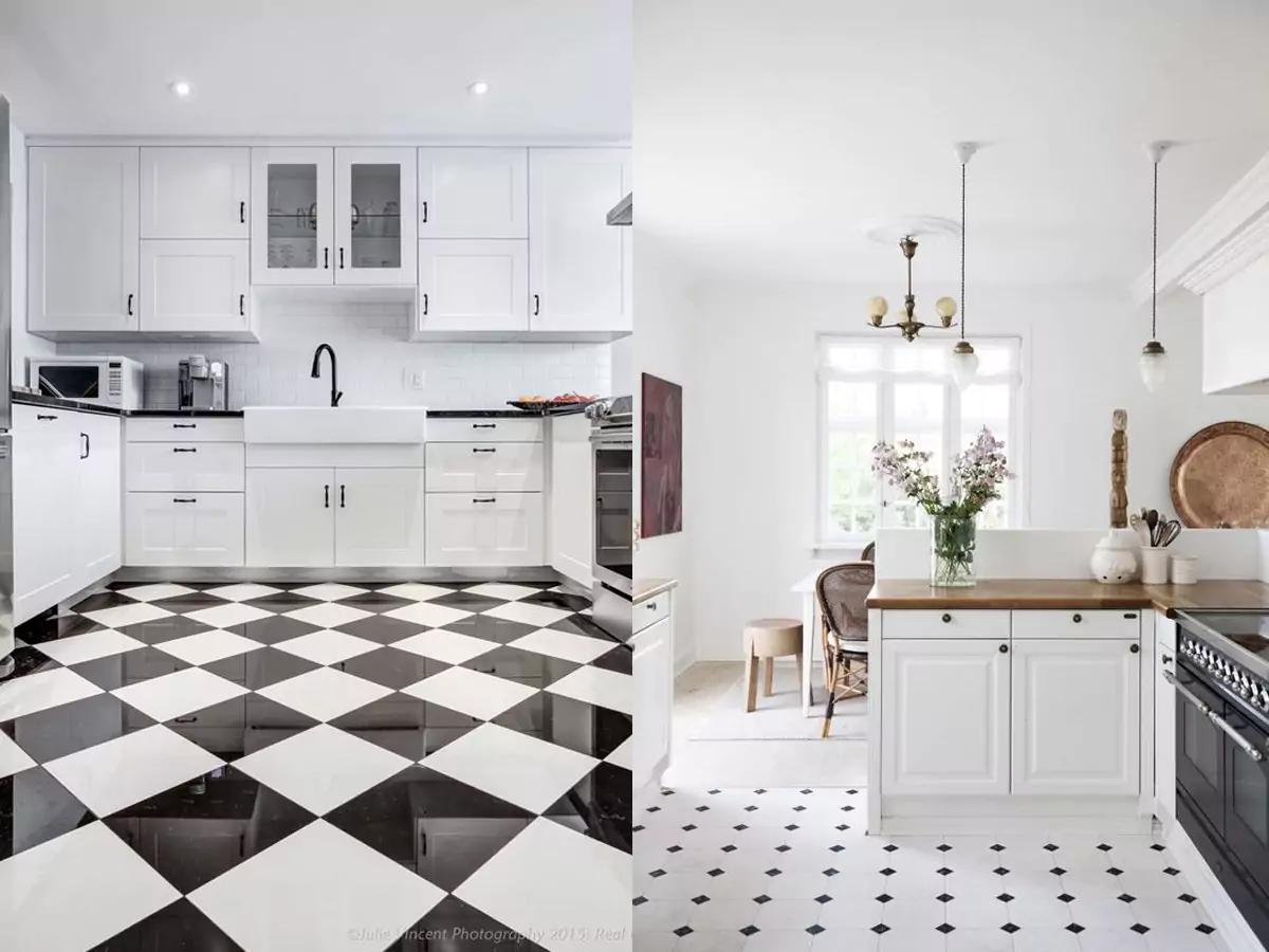 large tile for kitchen