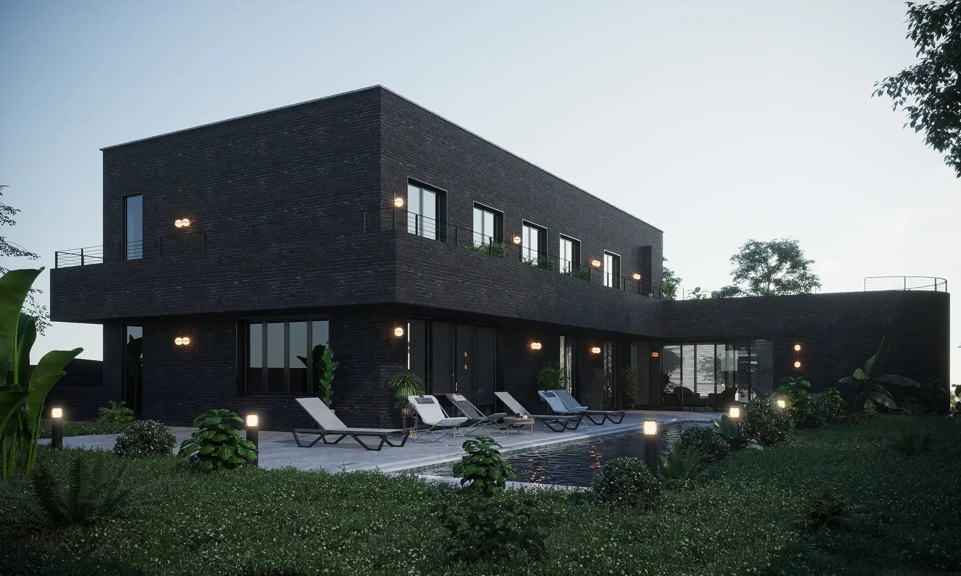Architectural project rendering