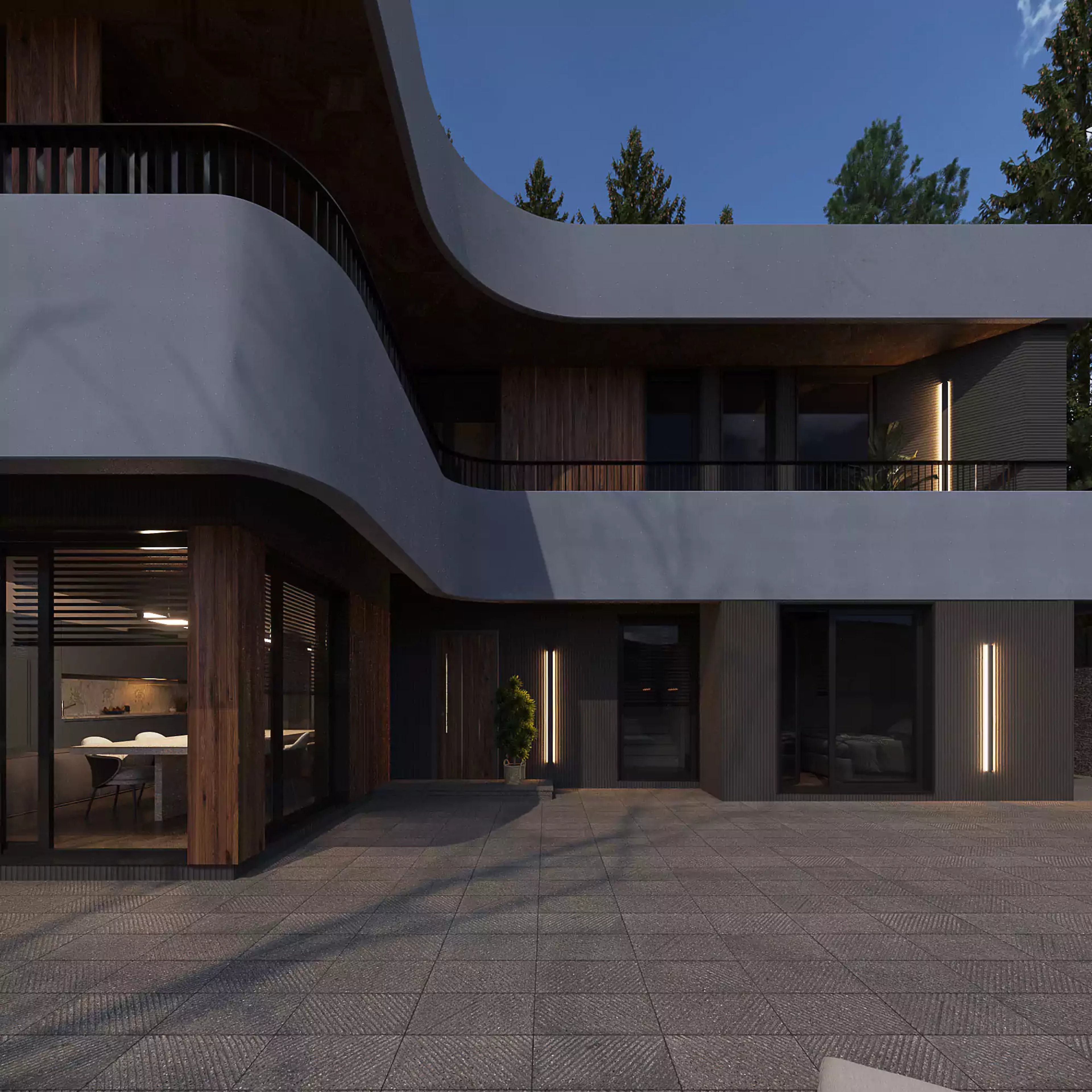 orsartuliani saxlis da agarakis arqiteqturuli proeqti fillet studio