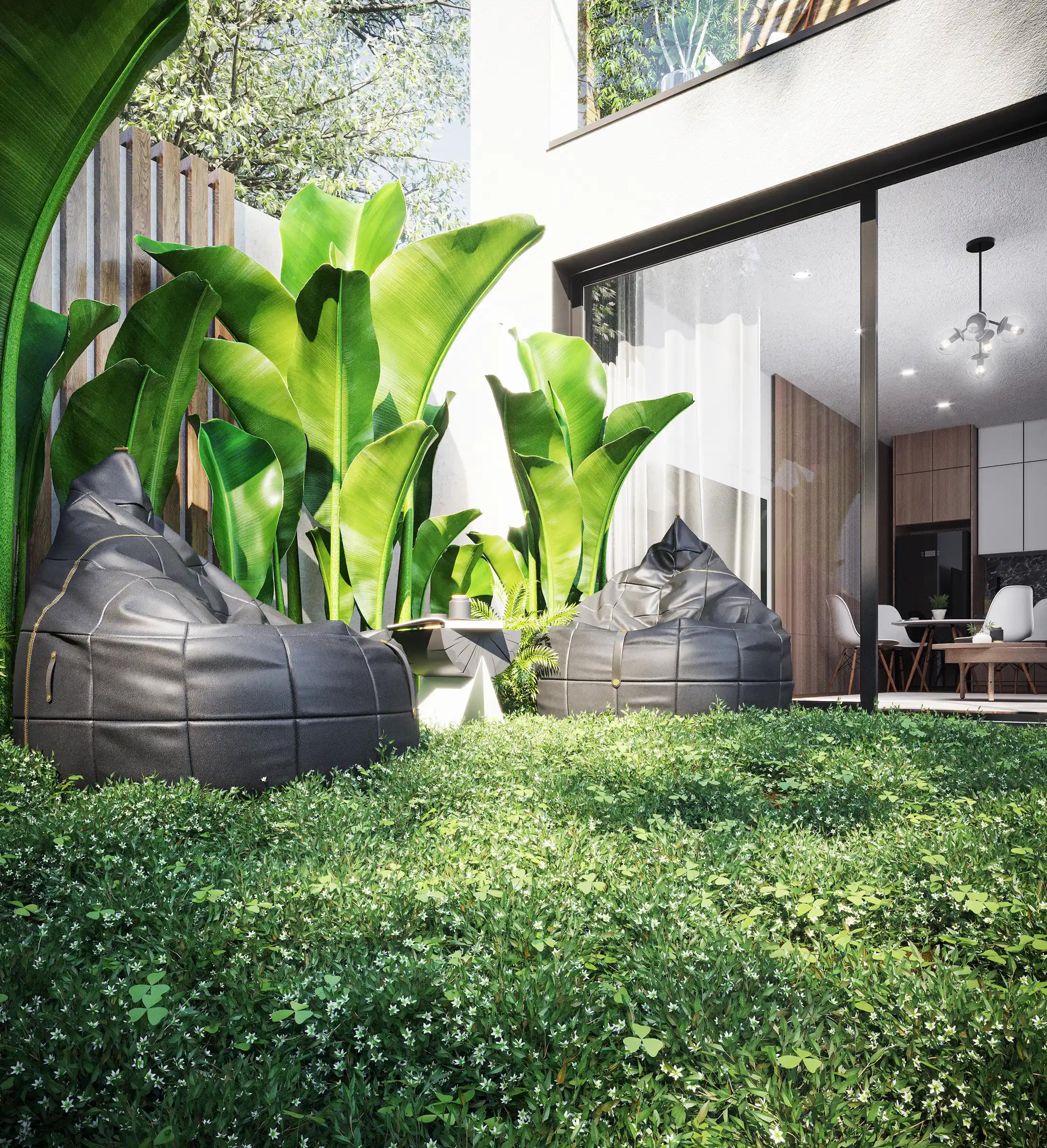 ეზოს დიზაინი და მოწყობა პროექტირება
