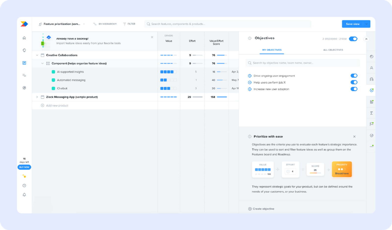 5. Productboard (screenshot)