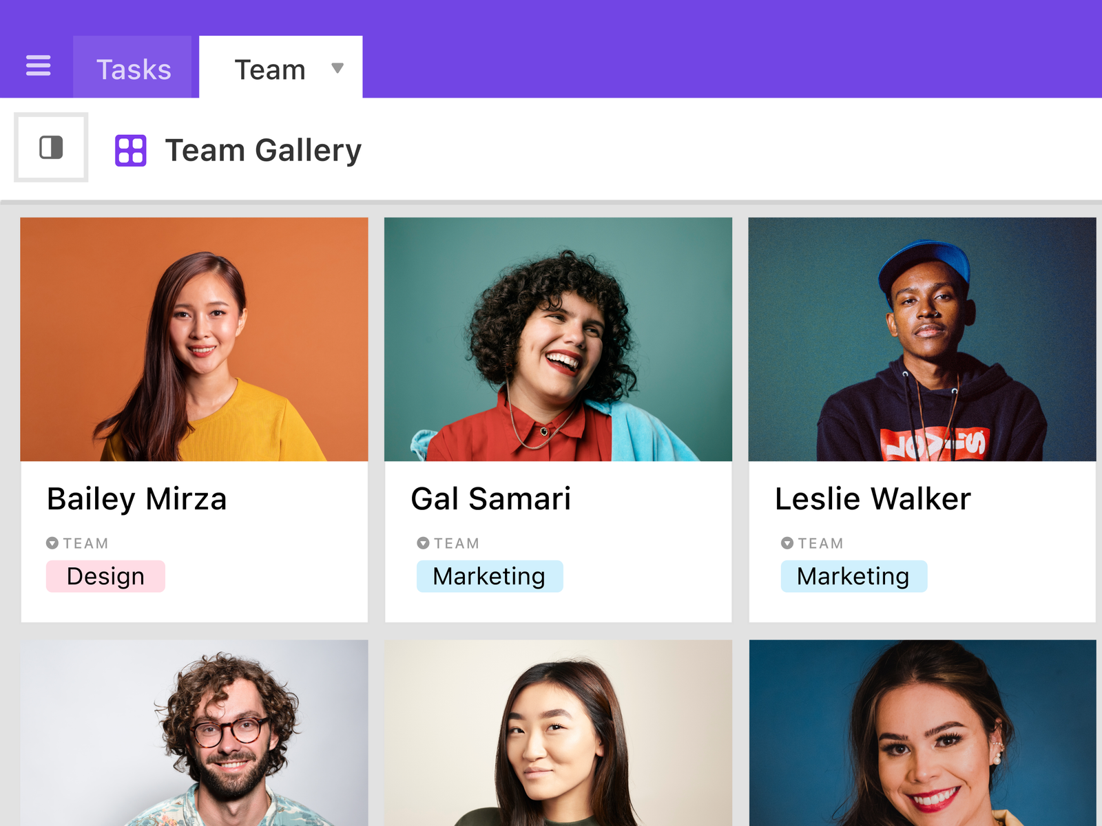 Get visual with Gallery View