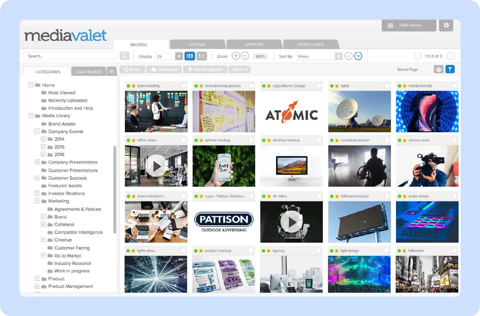7. MediaValet (screenshot)