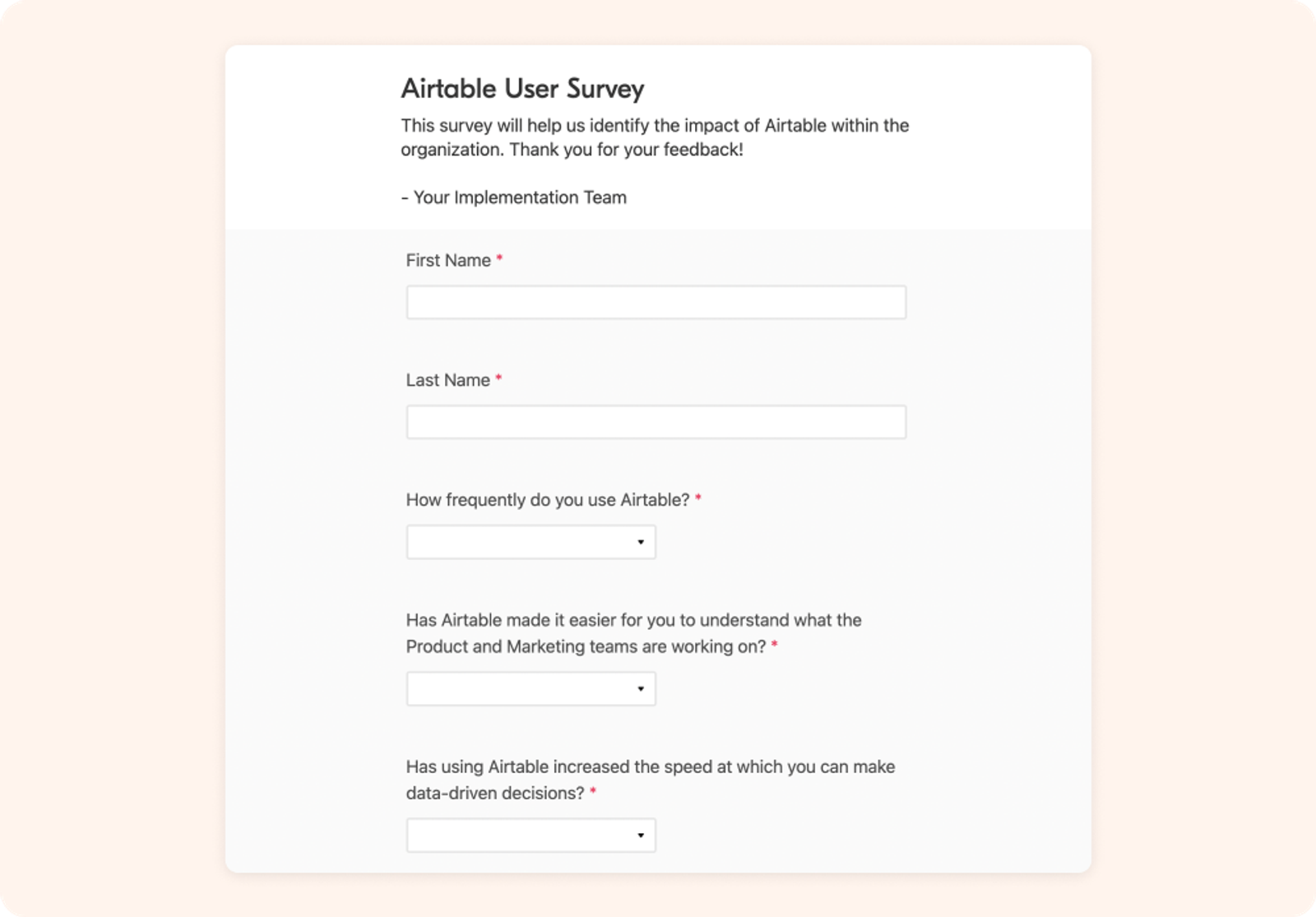 26.2 User survey