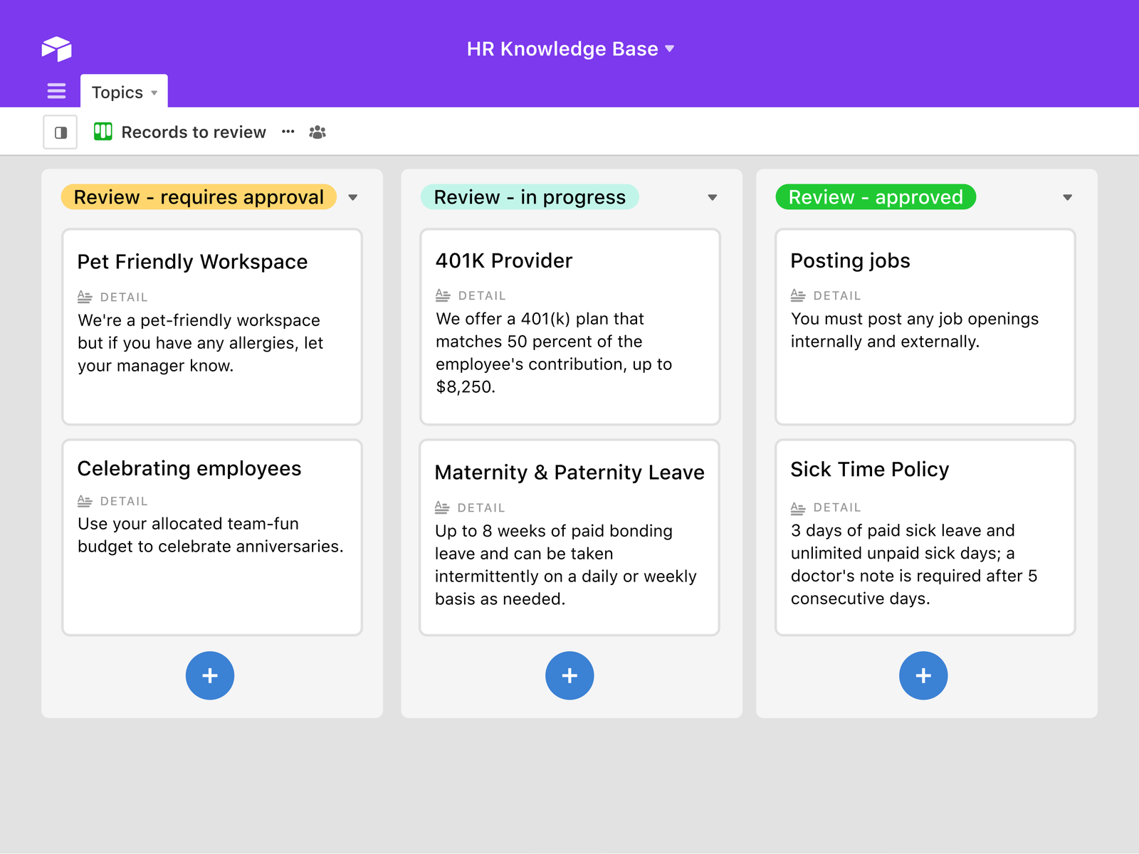 Create a single source of truth for your HR policies