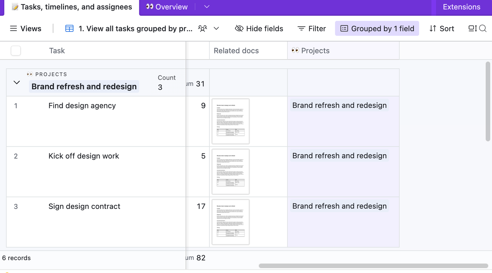 project tracker