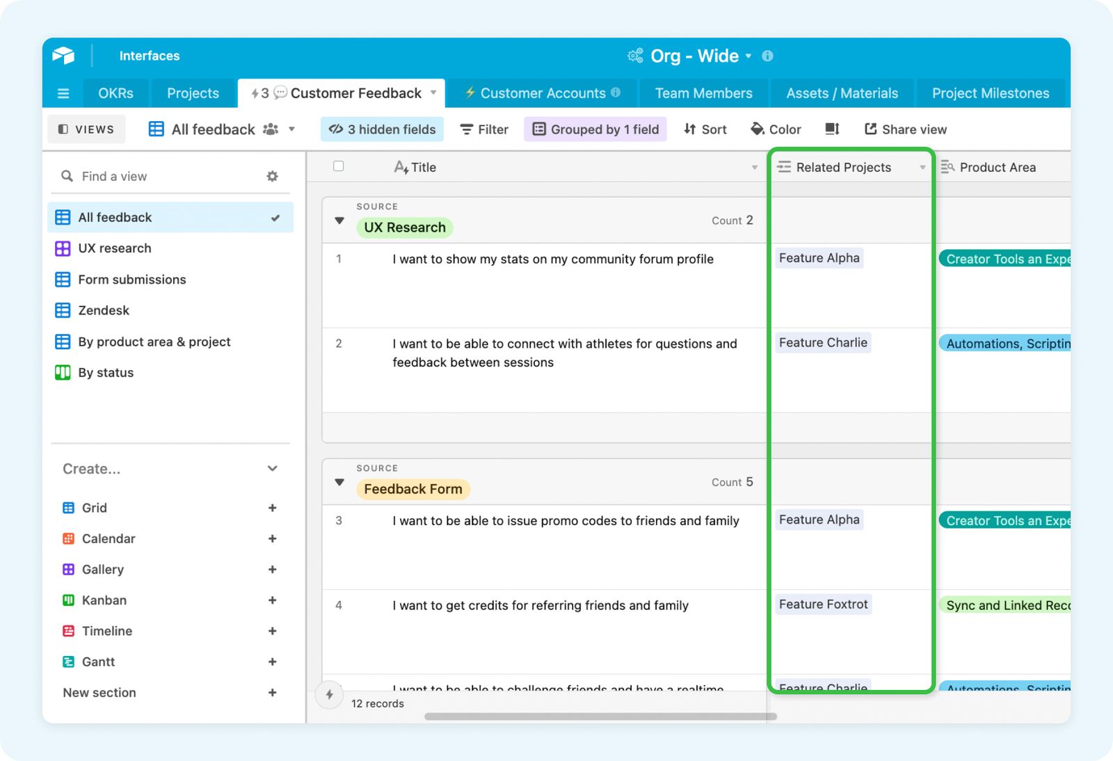 Step 2 - Customer Feedback image