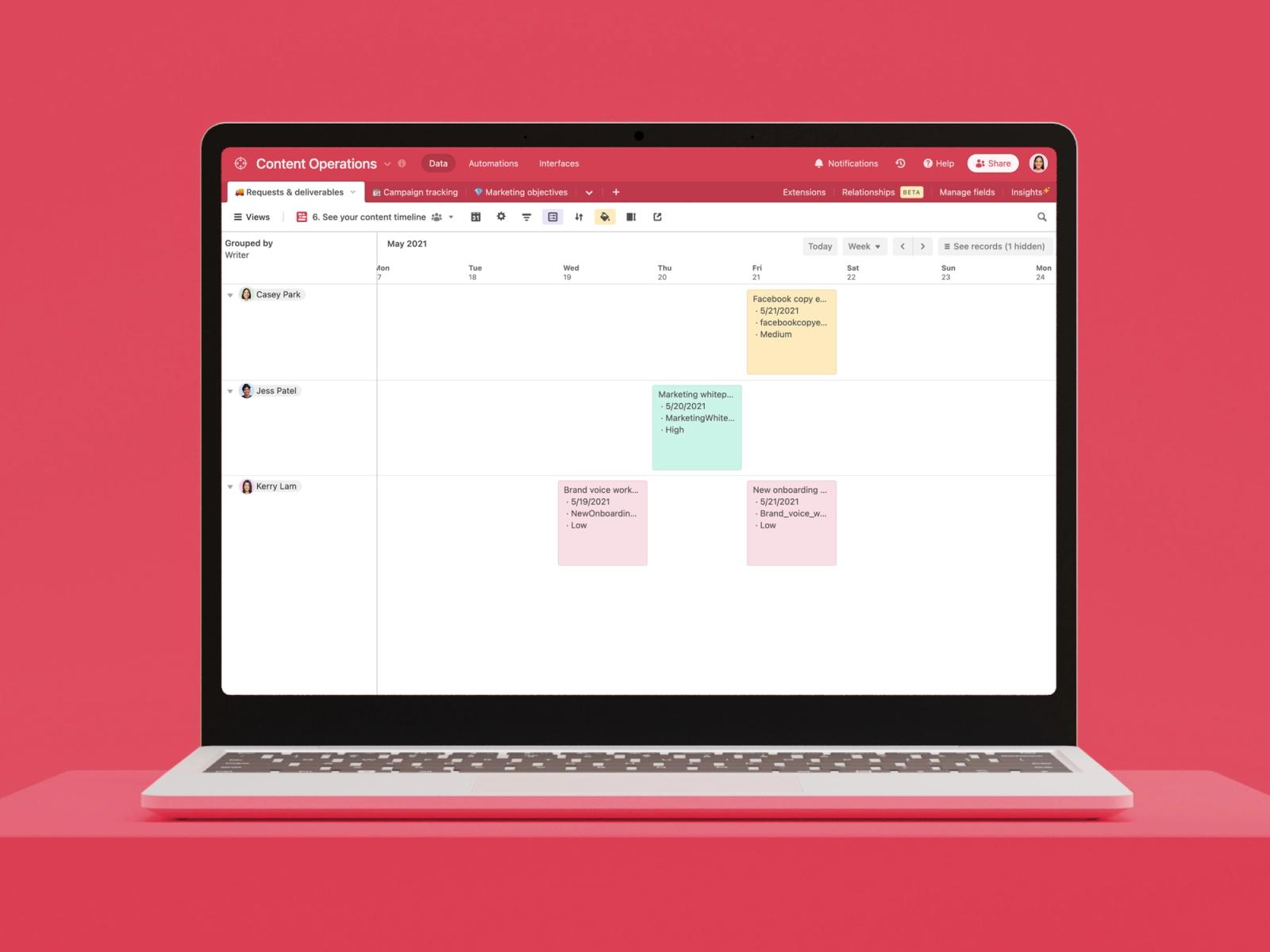 Templates for Gantt charts & timeline
